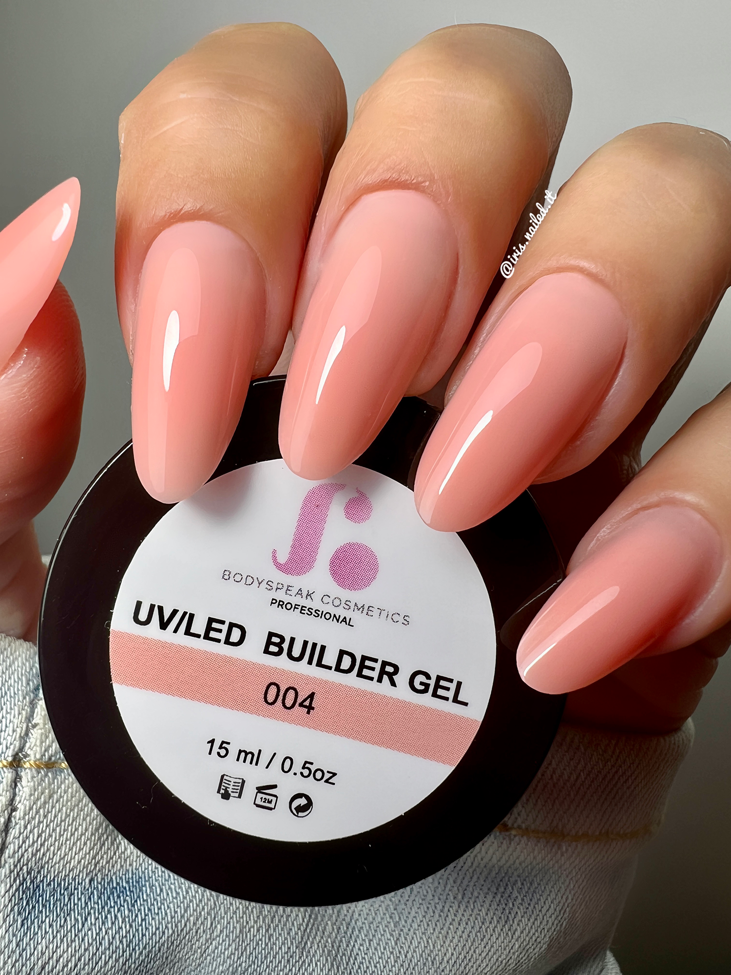 BSC Cream Sculpture Builder Gel | Peach Pink 004 (15ml)