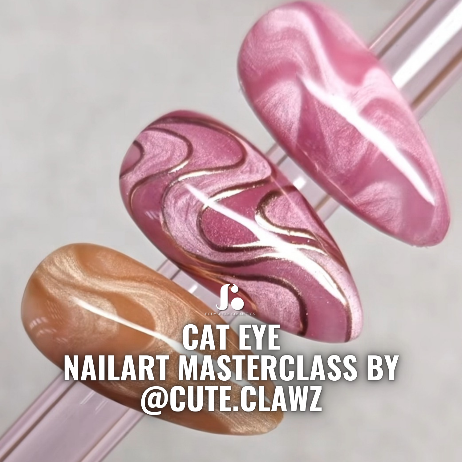 Cat Eye Nailart Masterclass by @cute.clawz | Za. 21 februari