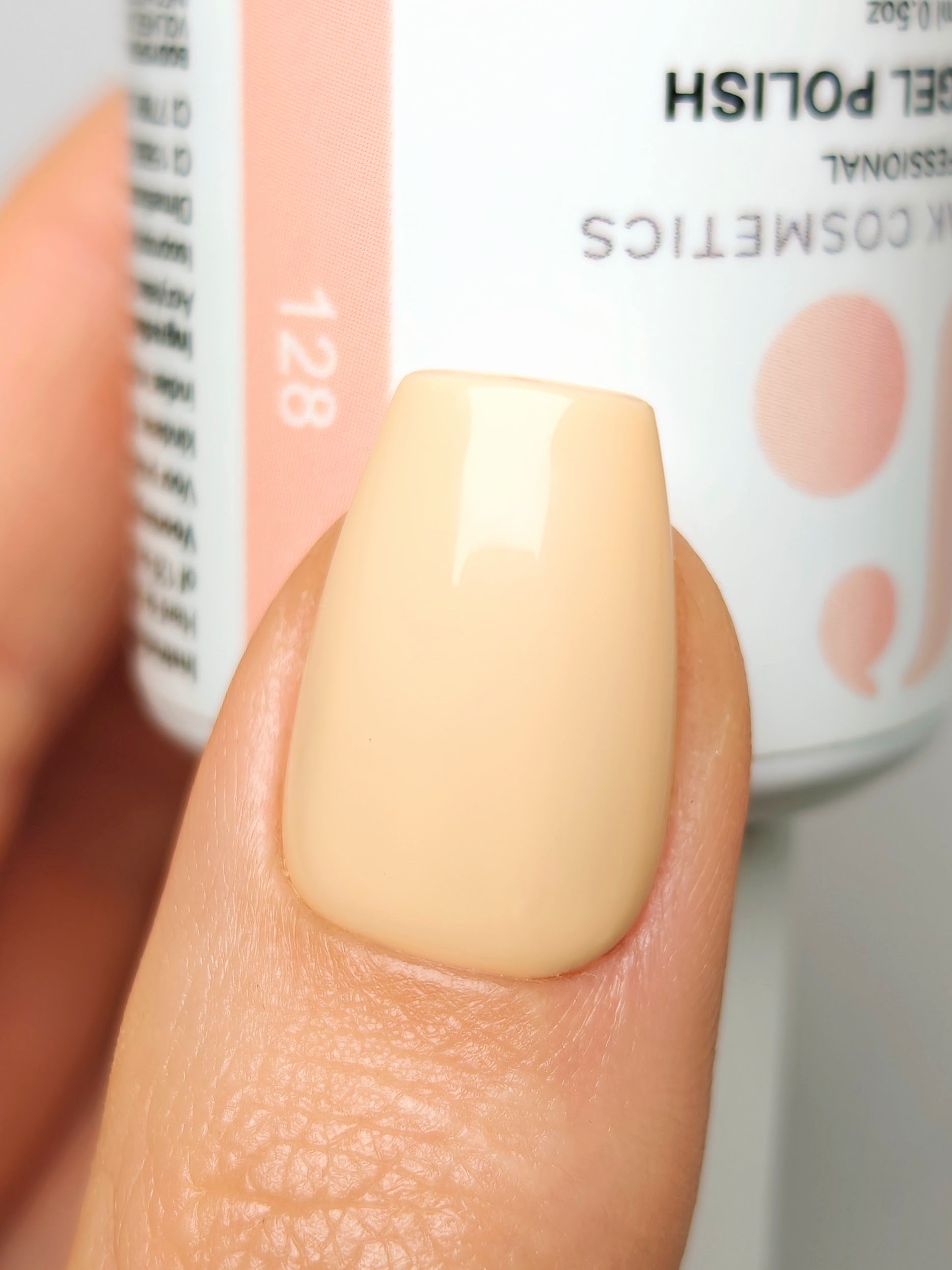 Felicitous Yellow #128 | UW/LED Professional Gel Polish