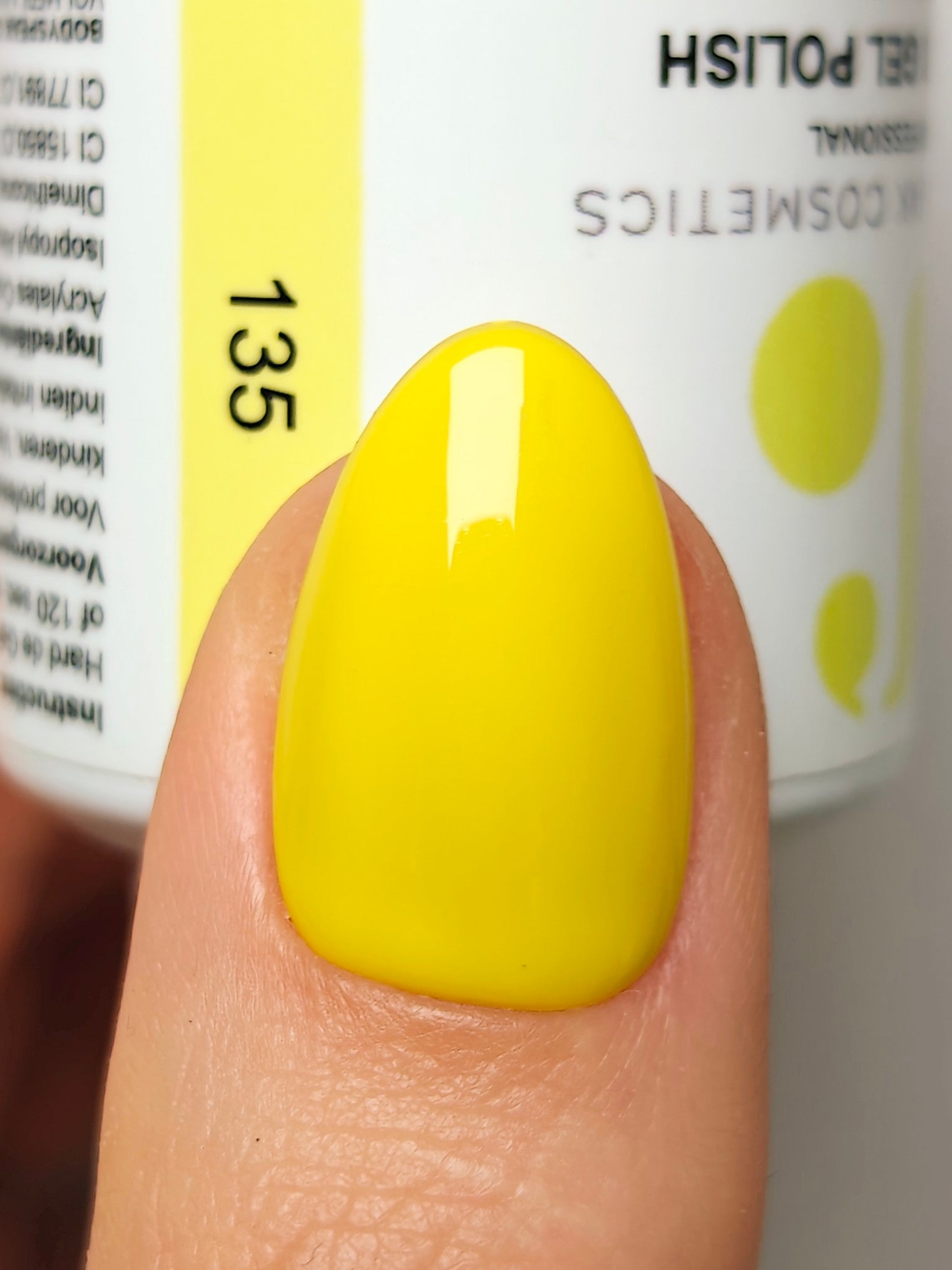 Felicitous Yellow #135 | UW/LED Professional Gel Polish