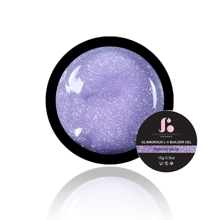 Nebula Glow | Glamorous L-V Builder Gel
