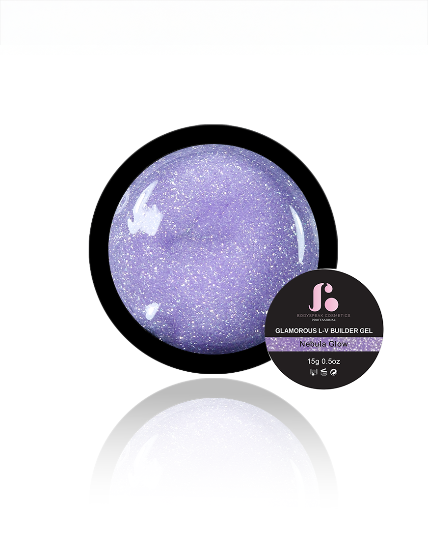Nebula Glow | Glamorous L-V Builder Gel