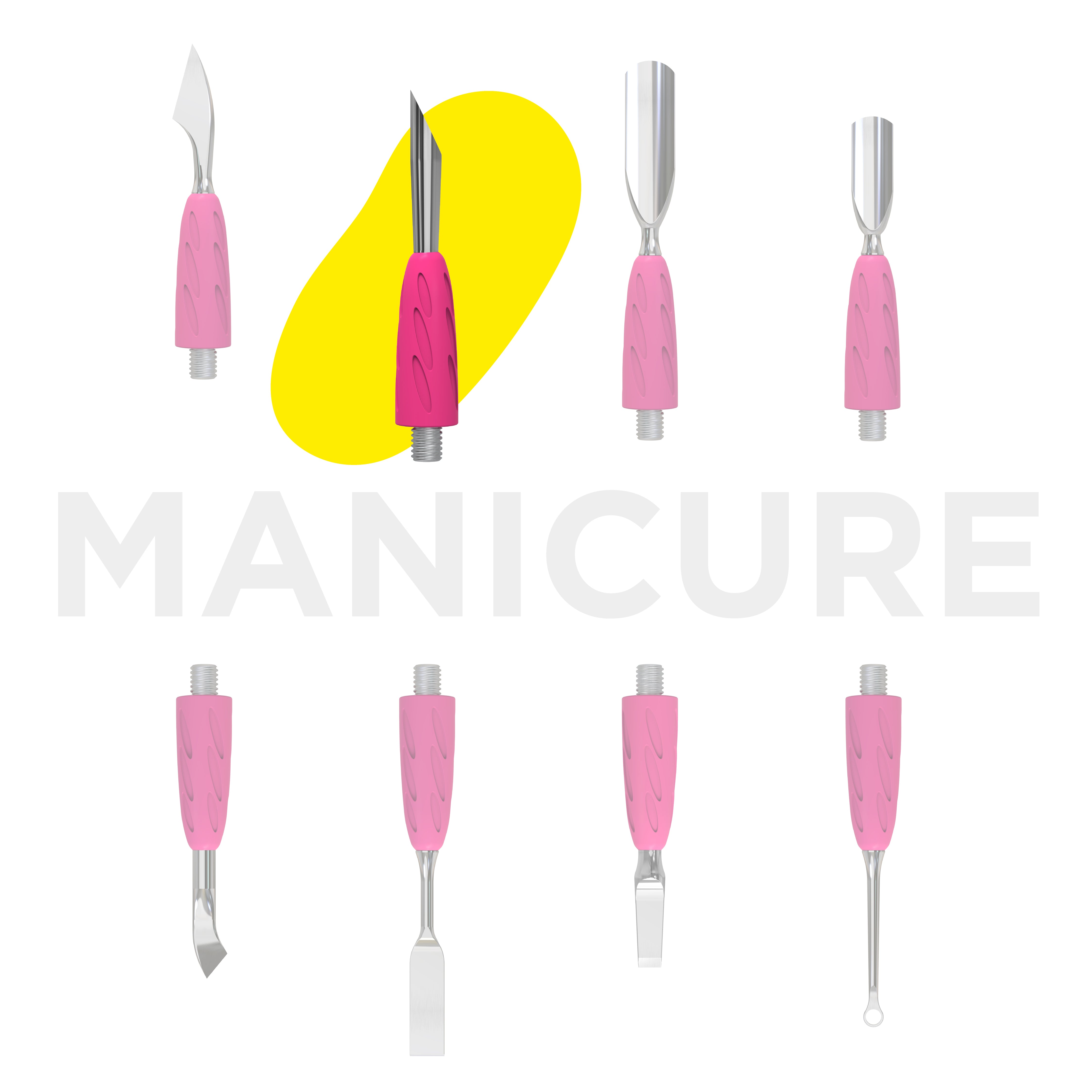 Rounded Beveled Pusher WPPQ-12 | Staleks UNIQ Combo