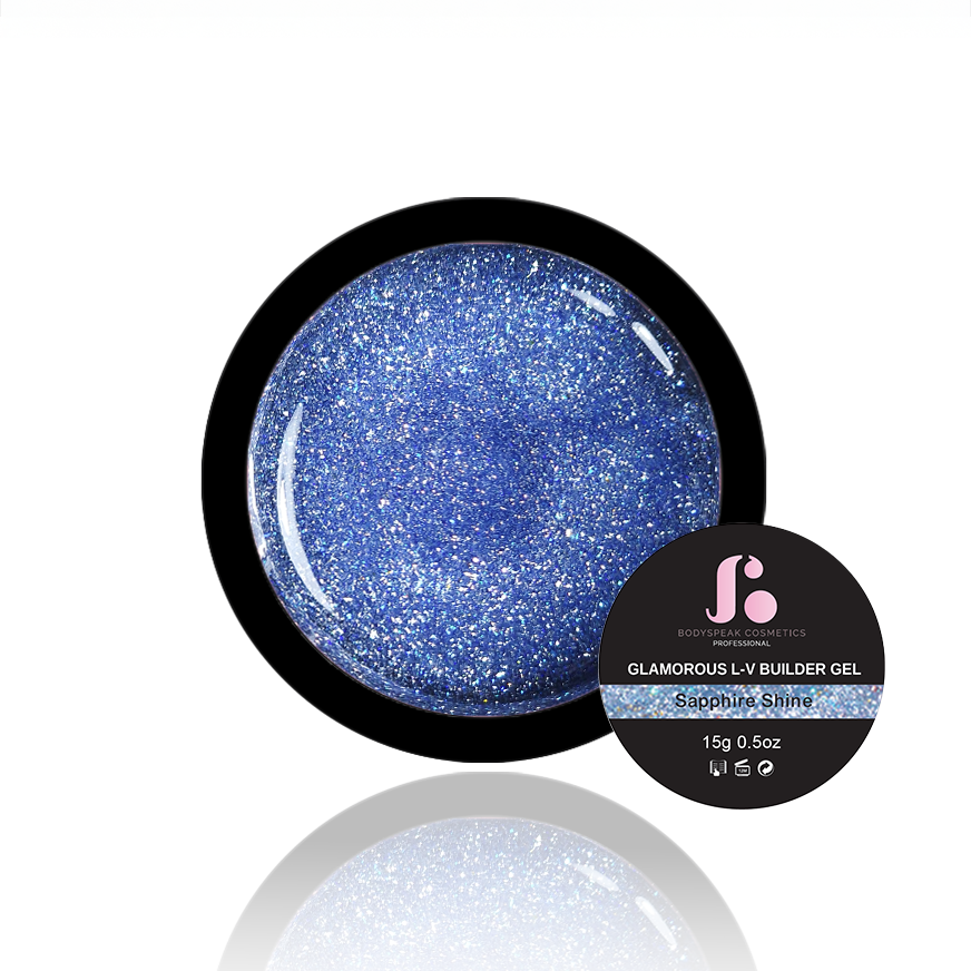 Sapphire Shine | Glamorous L-V Builder Gel