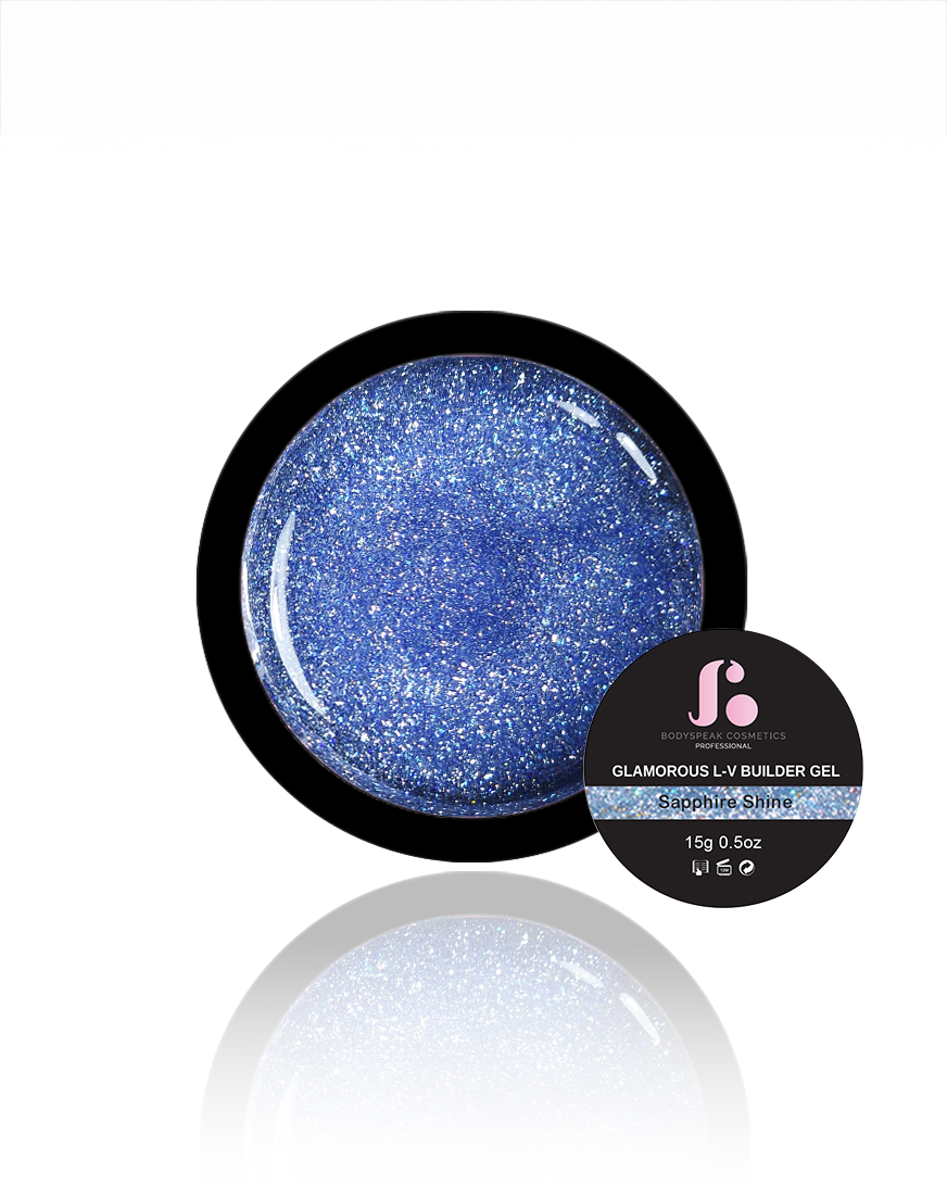 Sapphire Shine | Glamorous L-V Builder Gel
