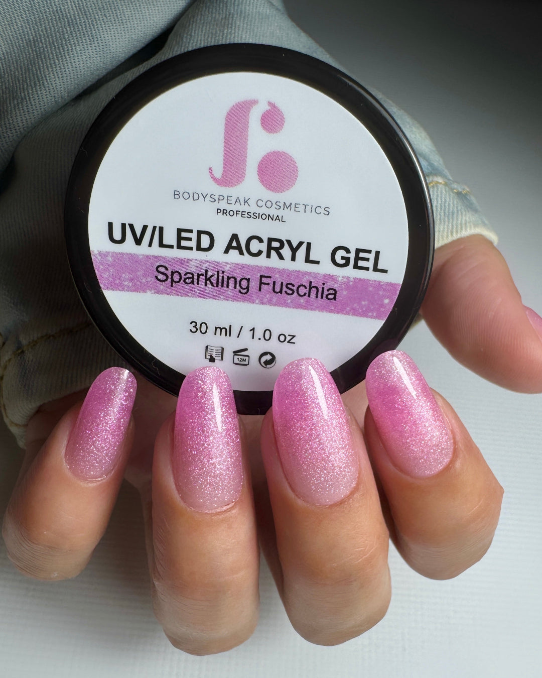 Sparkling Fuchsia | BSC Acryl Gel in pot 30g.