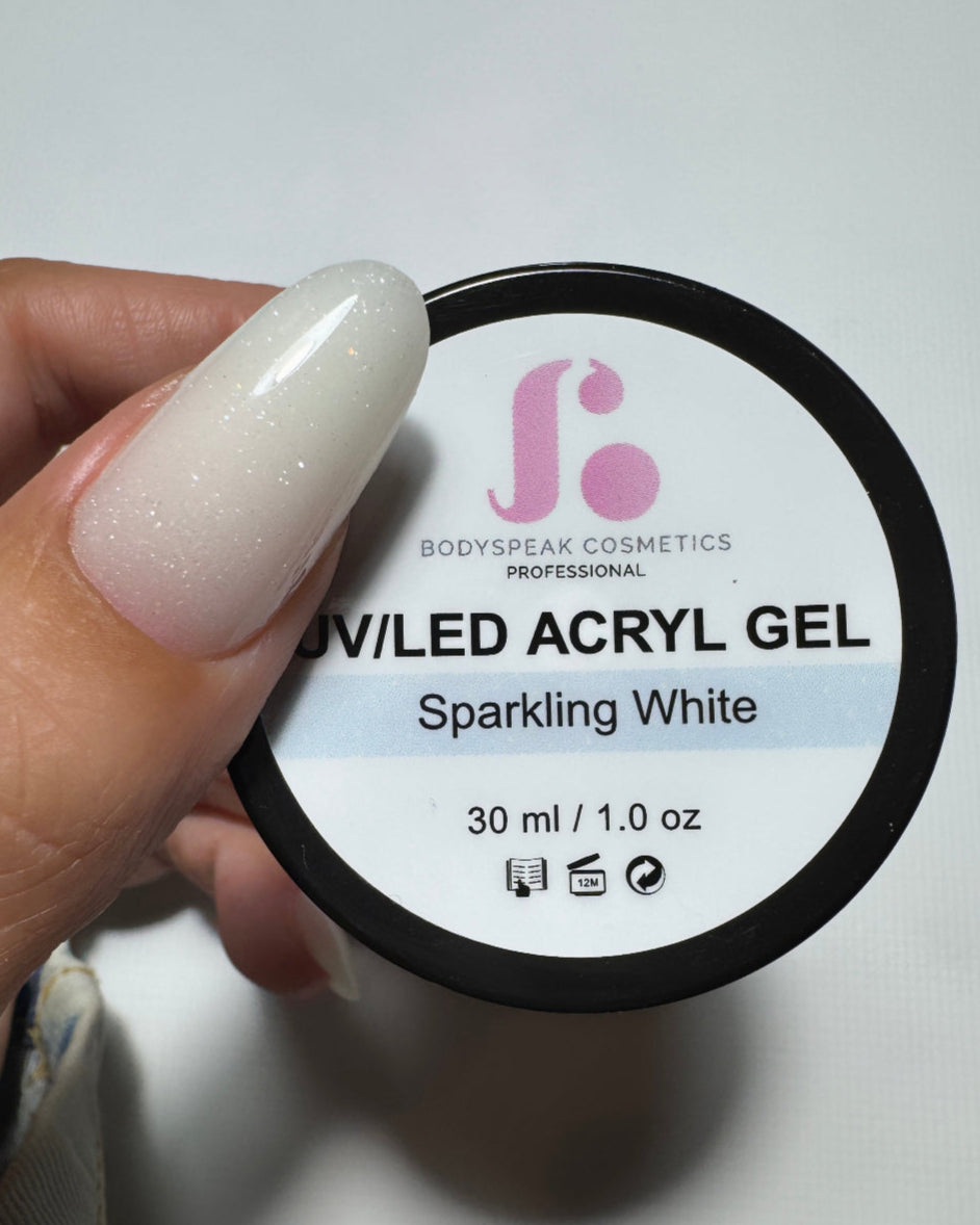 Sparkling White | BSC Acryl Gel in pot 30g.