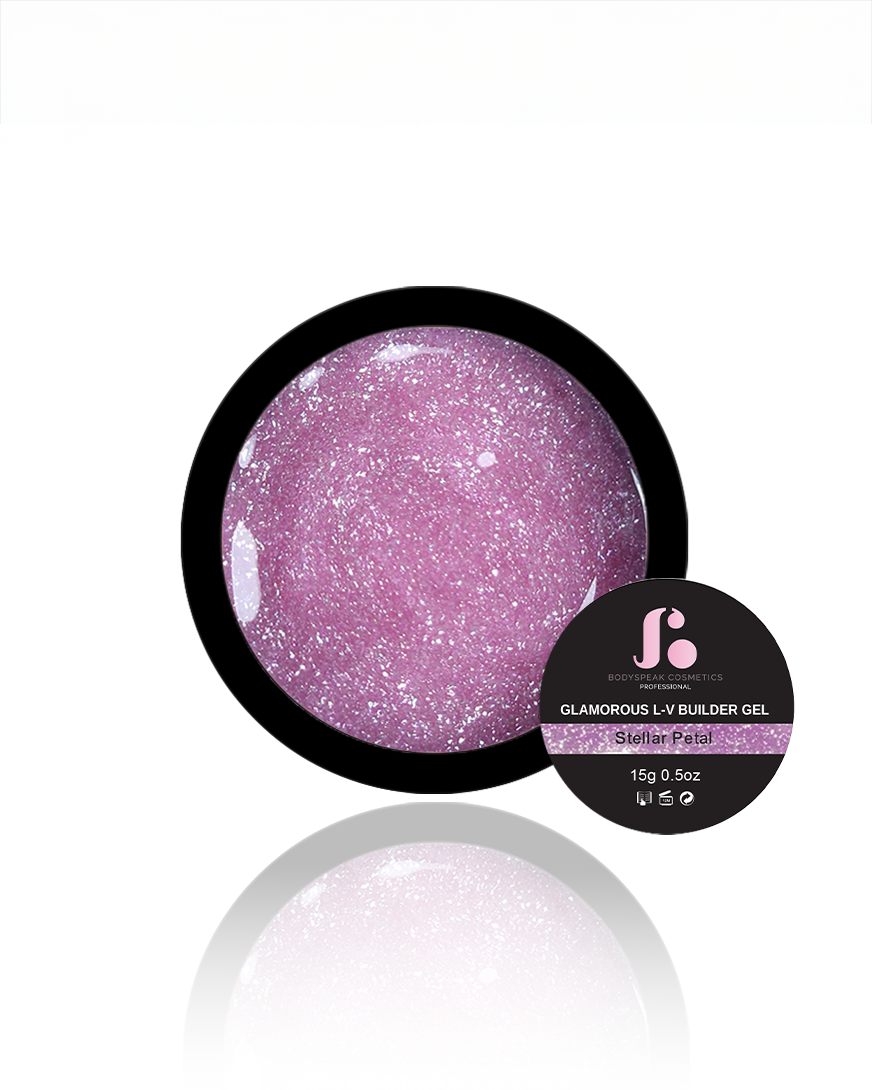 Stellar Petal | Glamorous L-V Builder Gel