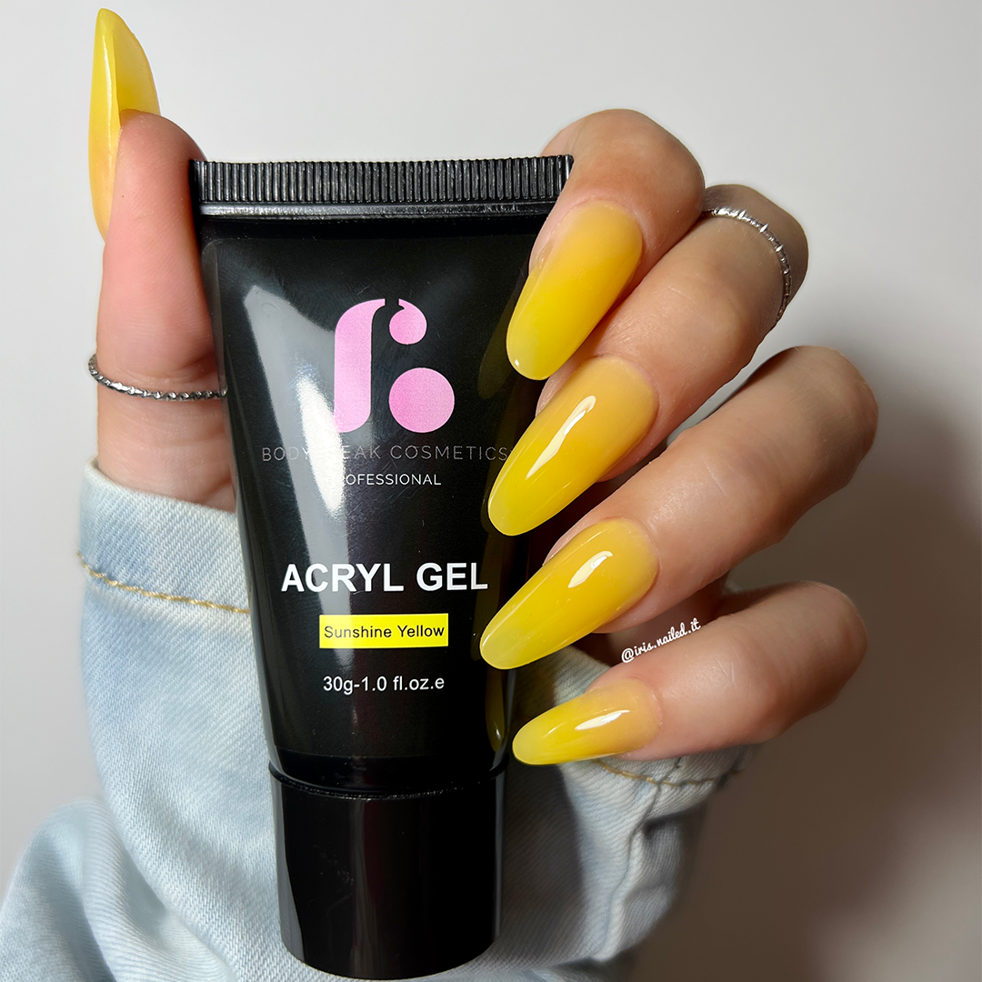 Sunshine Yellow | BSC Acryl Gel in tube 30 gram.