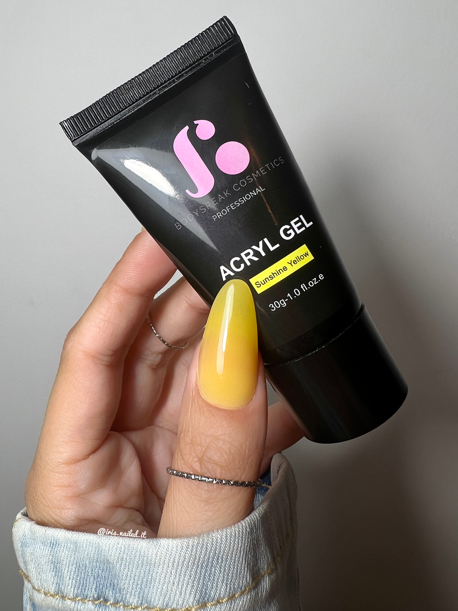 Sunshine Yellow | BSC Acryl Gel in tube 30 gram.