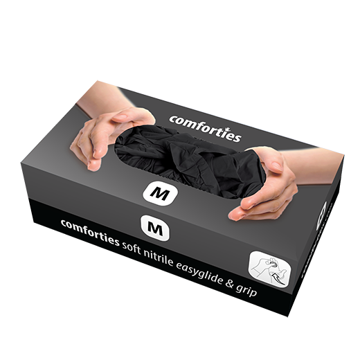 Zwarte Nitril Handschoenen