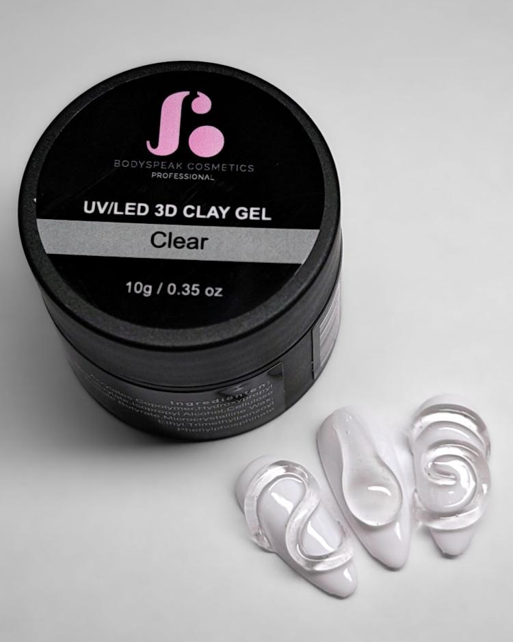 3D Clay Gel - No wipe | Clear 10ml