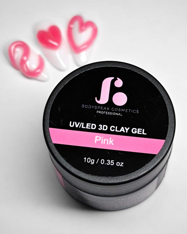 3D Clay Gel - No wipe | Pink 10ml