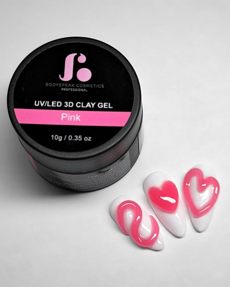 3D Clay Gel - No wipe | Pink 10ml