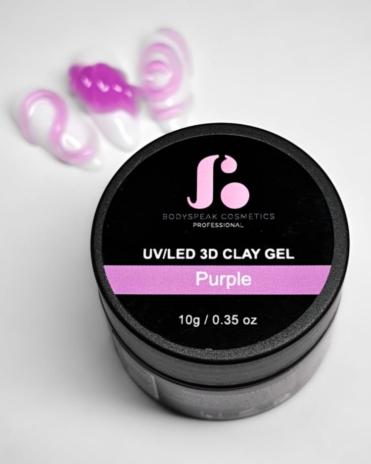 3D Clay Gel - No wipe | Purple 10ml