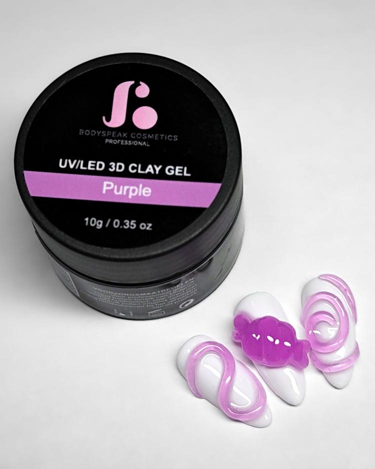 3D Clay Gel - No wipe | Purple 10ml