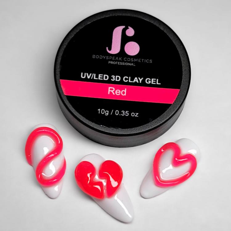 3D Clay Gel - No wipe | Red 10ml