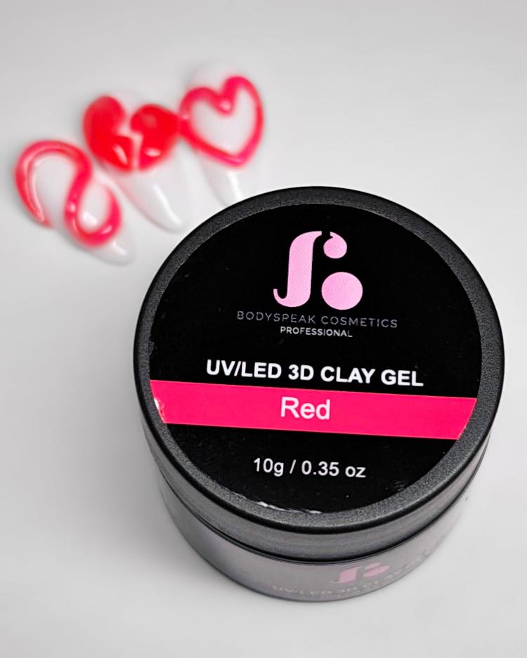 3D Clay Gel - No wipe | Red 10ml