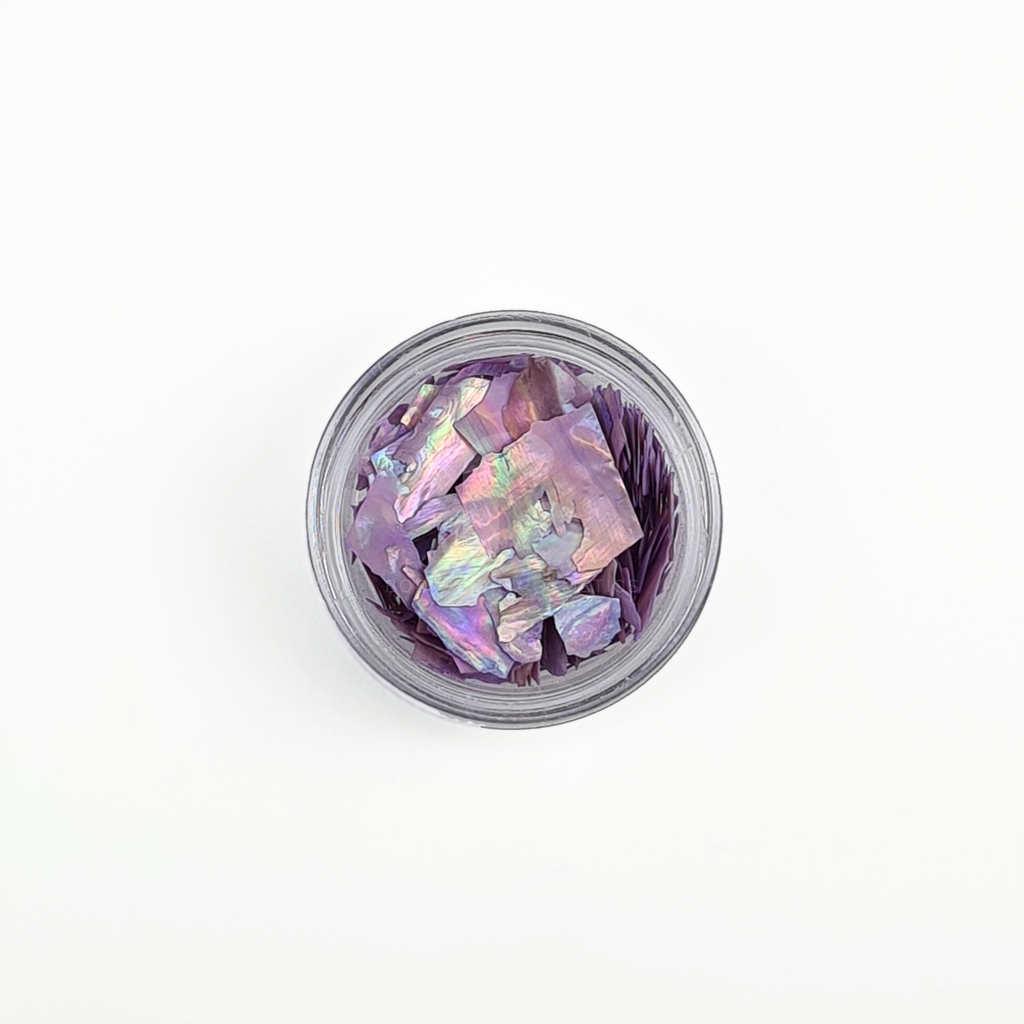 BSC Abalone Shell Flakes | Violet - Bodyspeak Cosmetics