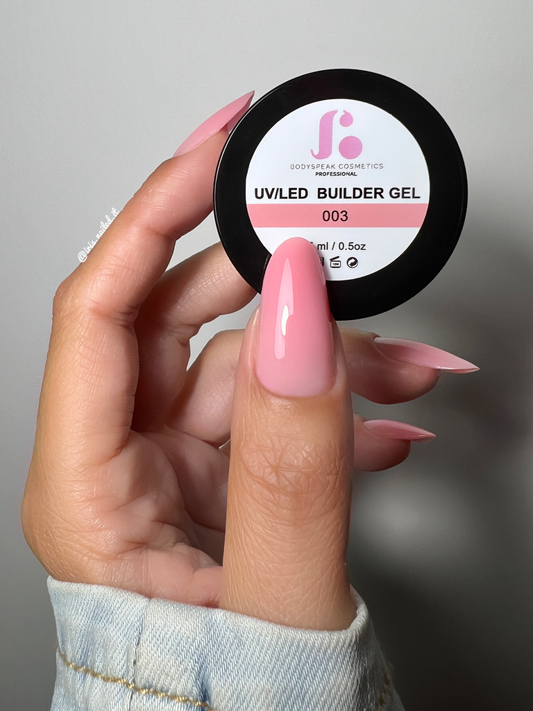 BSC Cream Sculpture  Builder Gel | Pink 003 (15ml) - Bodyspeak Cosmetics