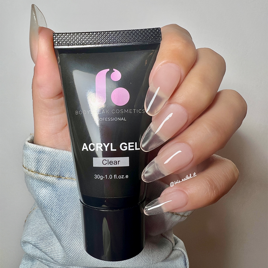 Clear | BSC Acryl Gel in tube - Bodyspeak Cosmetics