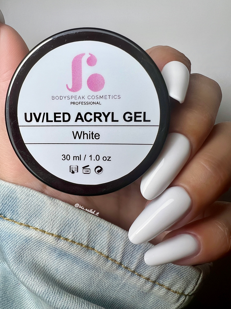 French White | BSC Acryl Gel in pot - Bodyspeak Cosmetics