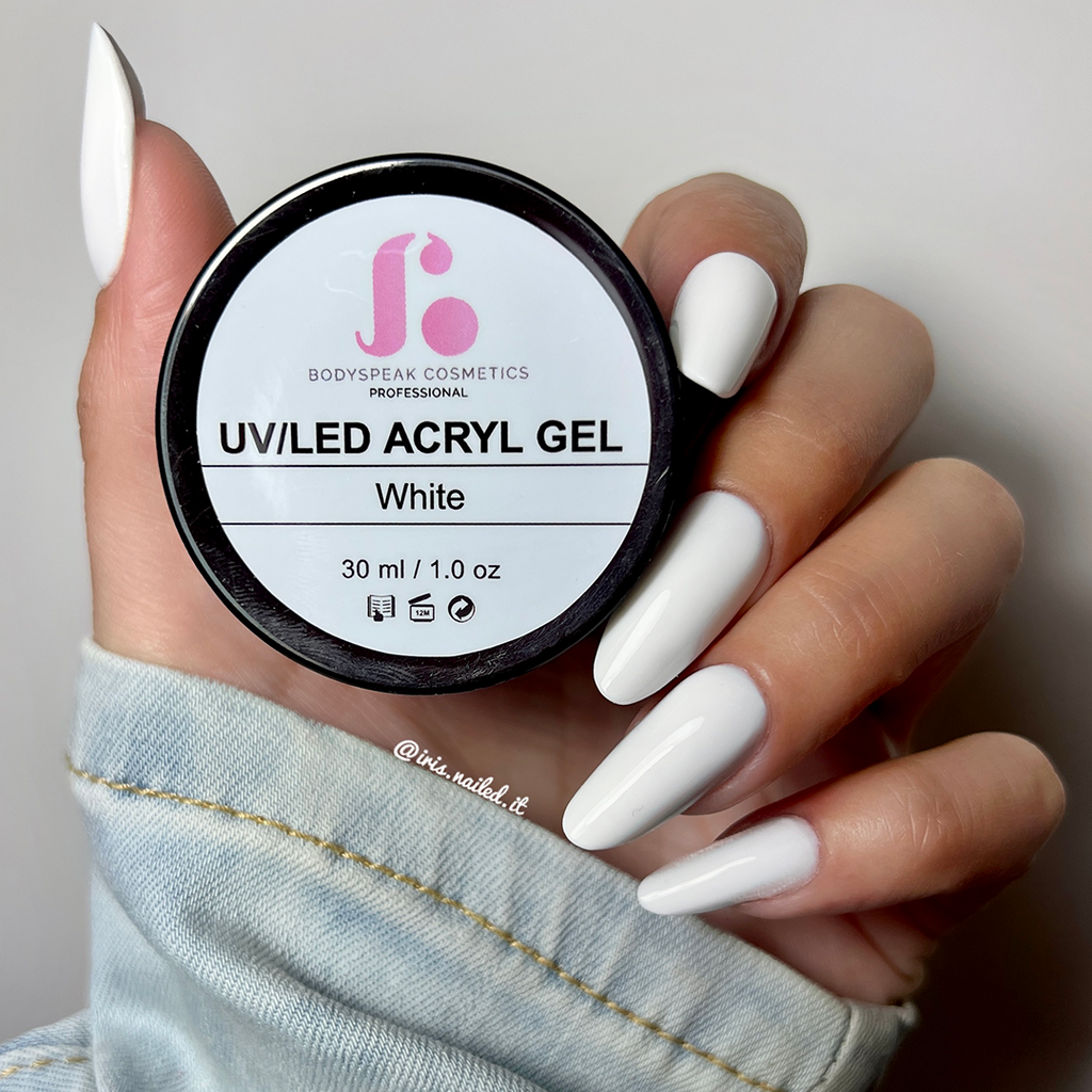 French White | BSC Acryl Gel in pot - Bodyspeak Cosmetics