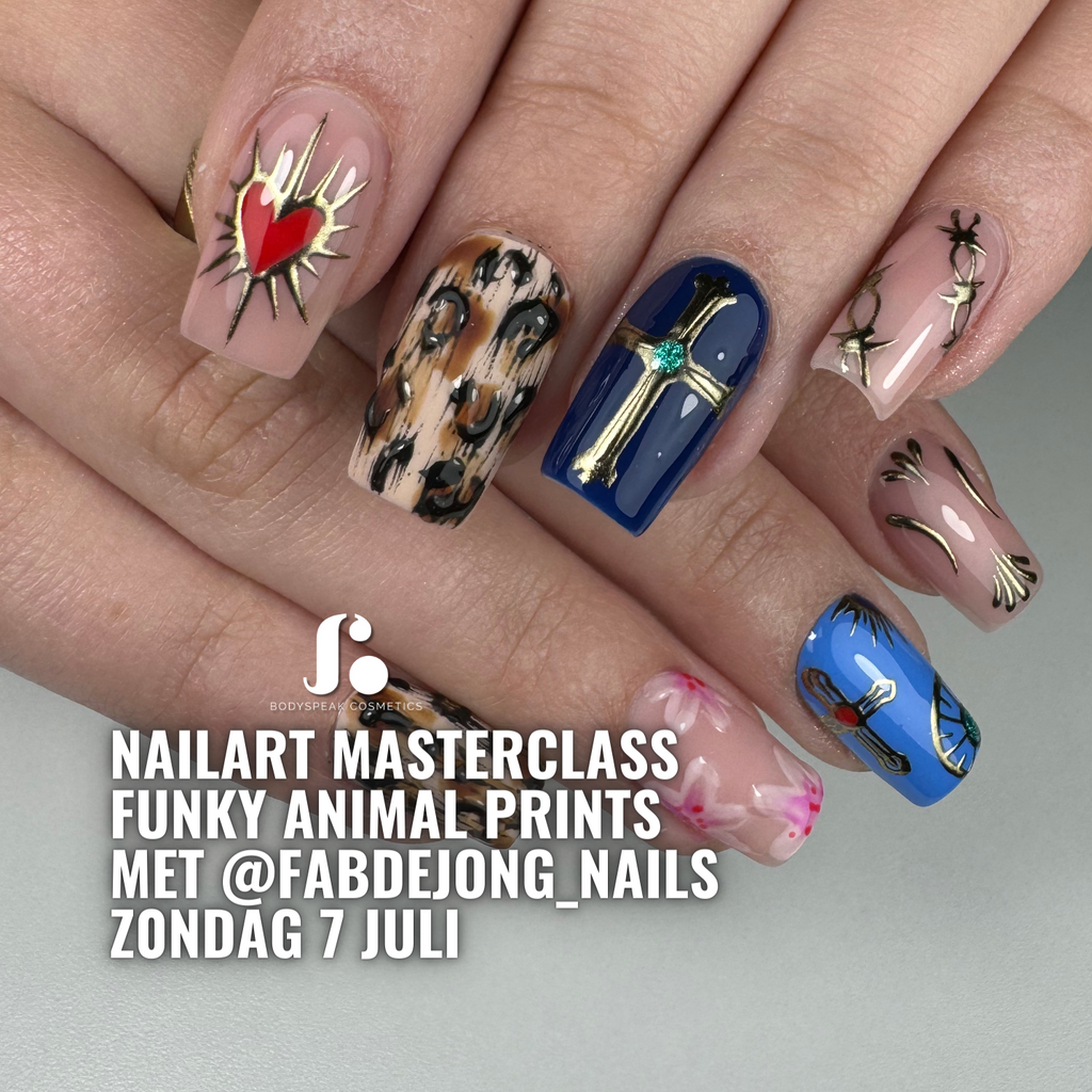Funky Animal Prints Nailart Masterclass met @fabdejong_nails | zondag 7 juli - Bodyspeak Cosmetics