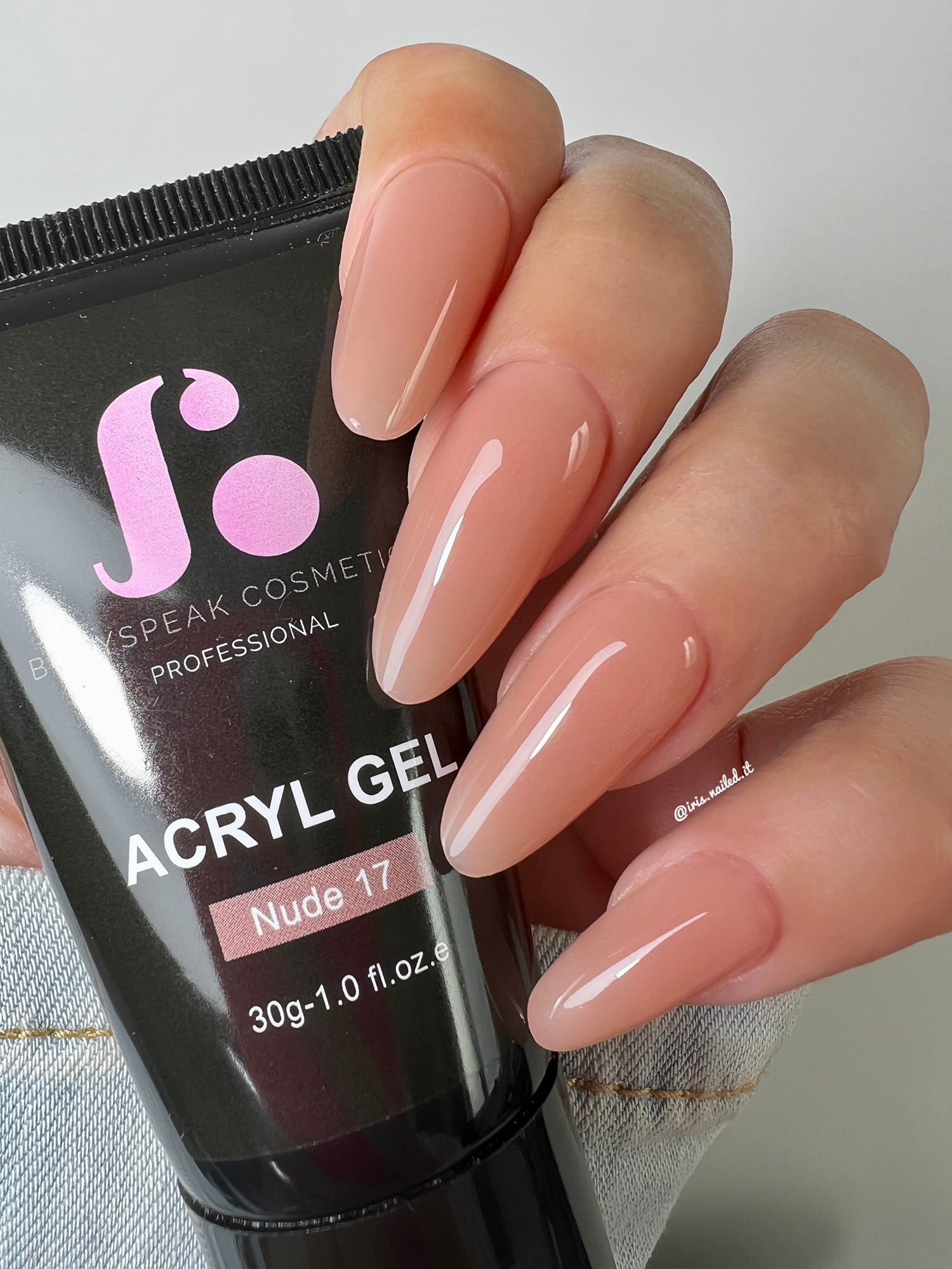 Nude #017 | BSC Acryl Gel in tube 30 gram.