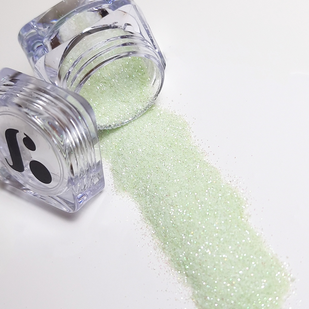 Pastel Green Sugar Glitter | BSC Sparkle jar 5g - Bodyspeak Cosmetics
