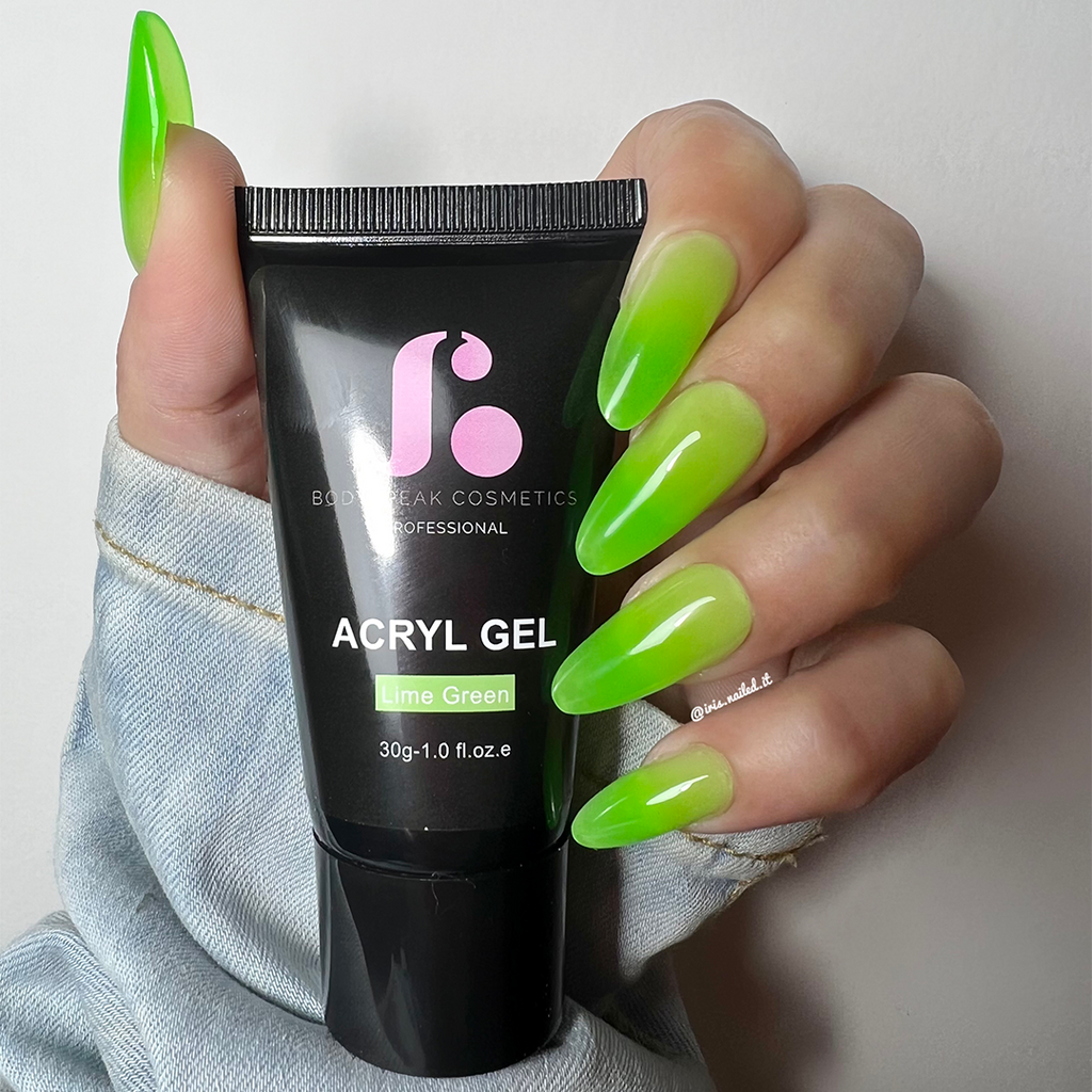 Sheer Lime Green | BSC Acryl Gel - Bodyspeak Cosmetics