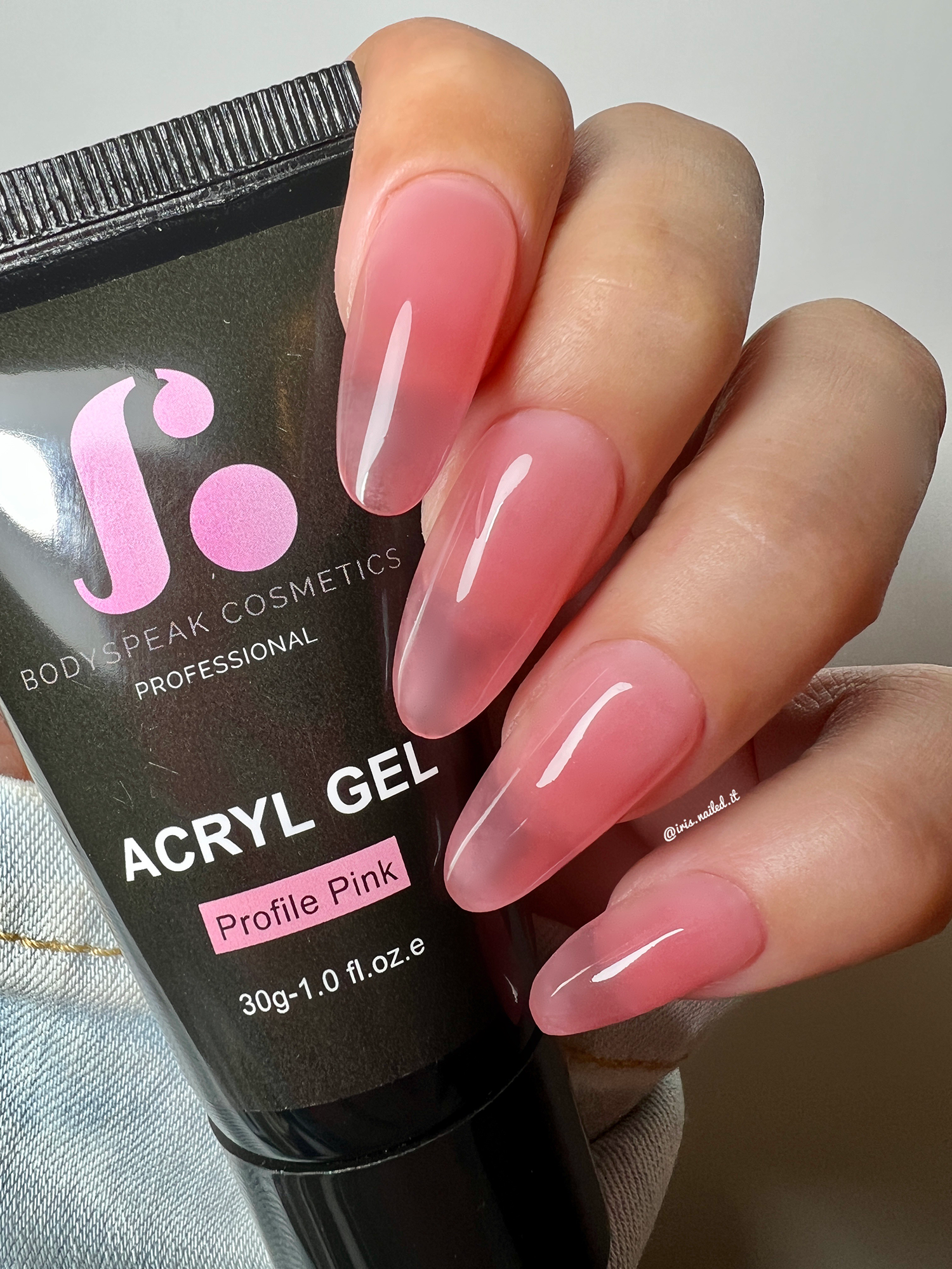 Sheer Profile Pink | BSC Acryl Gel in tube 30 gram.