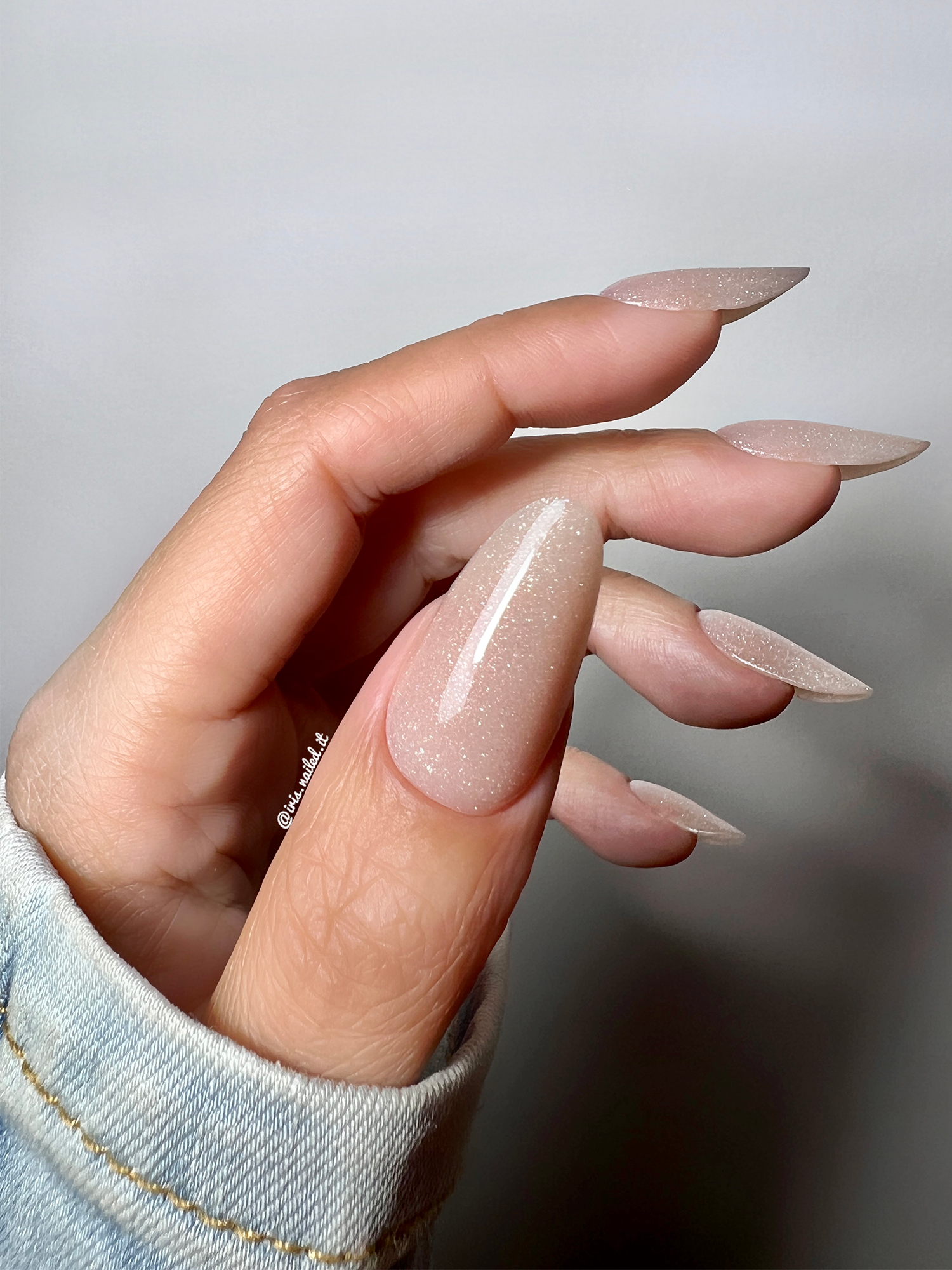 Sparkle Nude | BSC Acryl Gel in pot 30 gram.