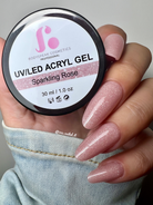 Sparkle Rose | BSC Acryl Gel in pot 30 gram.