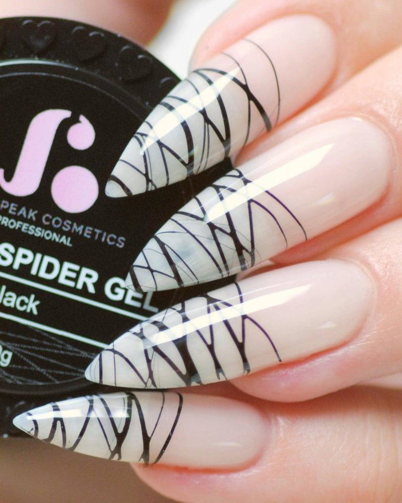 Spider Gel | Black 10ml - Bodyspeak Cosmetics