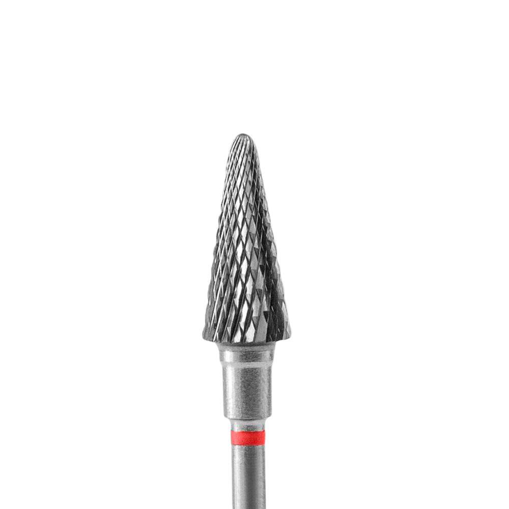 Staleks Carbide Cone Drill Bit Red (6 mm / 14 mm)
