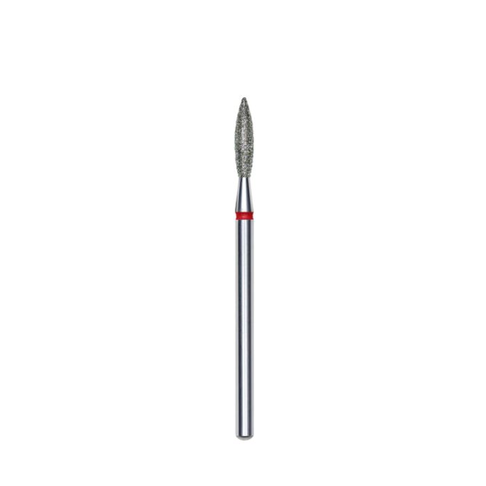 Staleks Diamond Flame Drill Bit Red 2.3 mm/8 mm