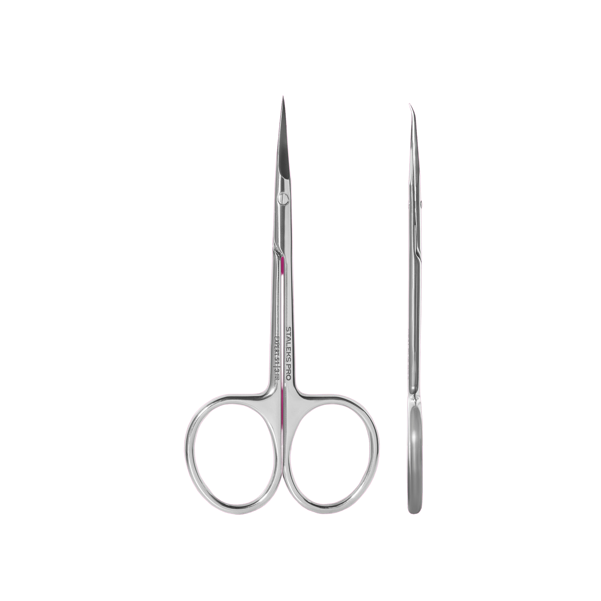 Staleks Professional Cuticle Hooked Scissors EXPERT 51.3 (Right handed)