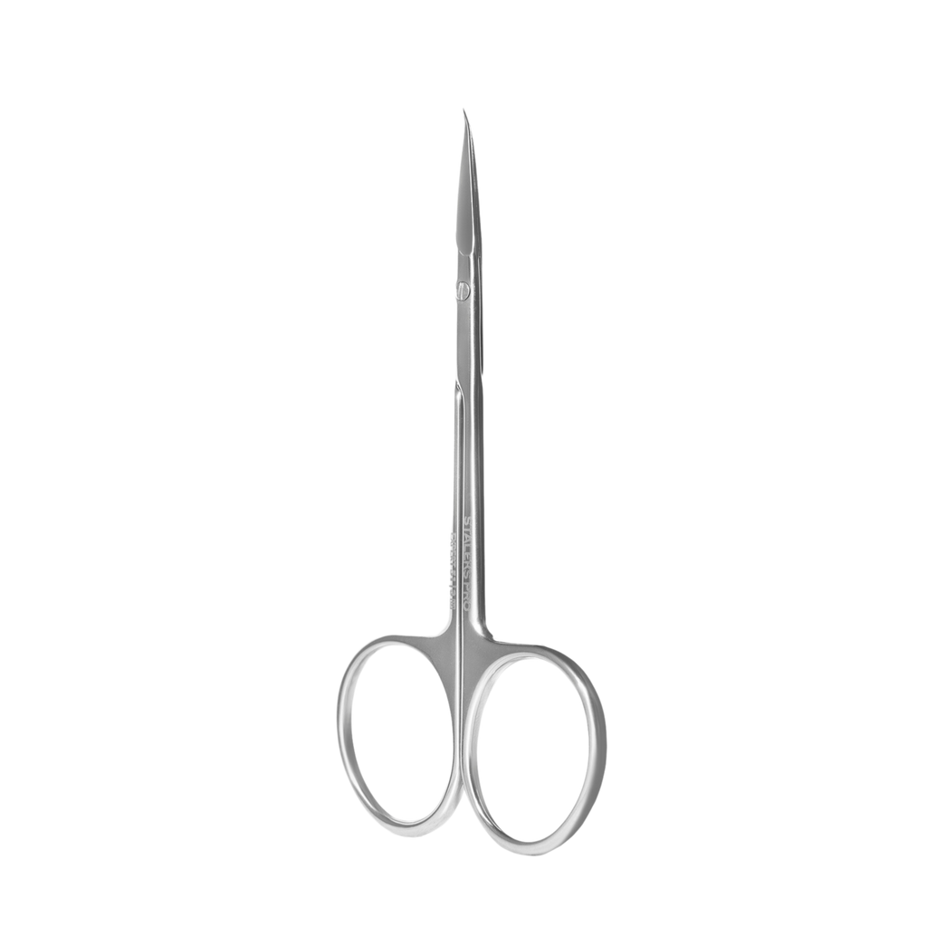 Staleks Professional Cuticle Hooked Scissors EXPERT 51.3 (Right handed) - Bodyspeak Cosmetics