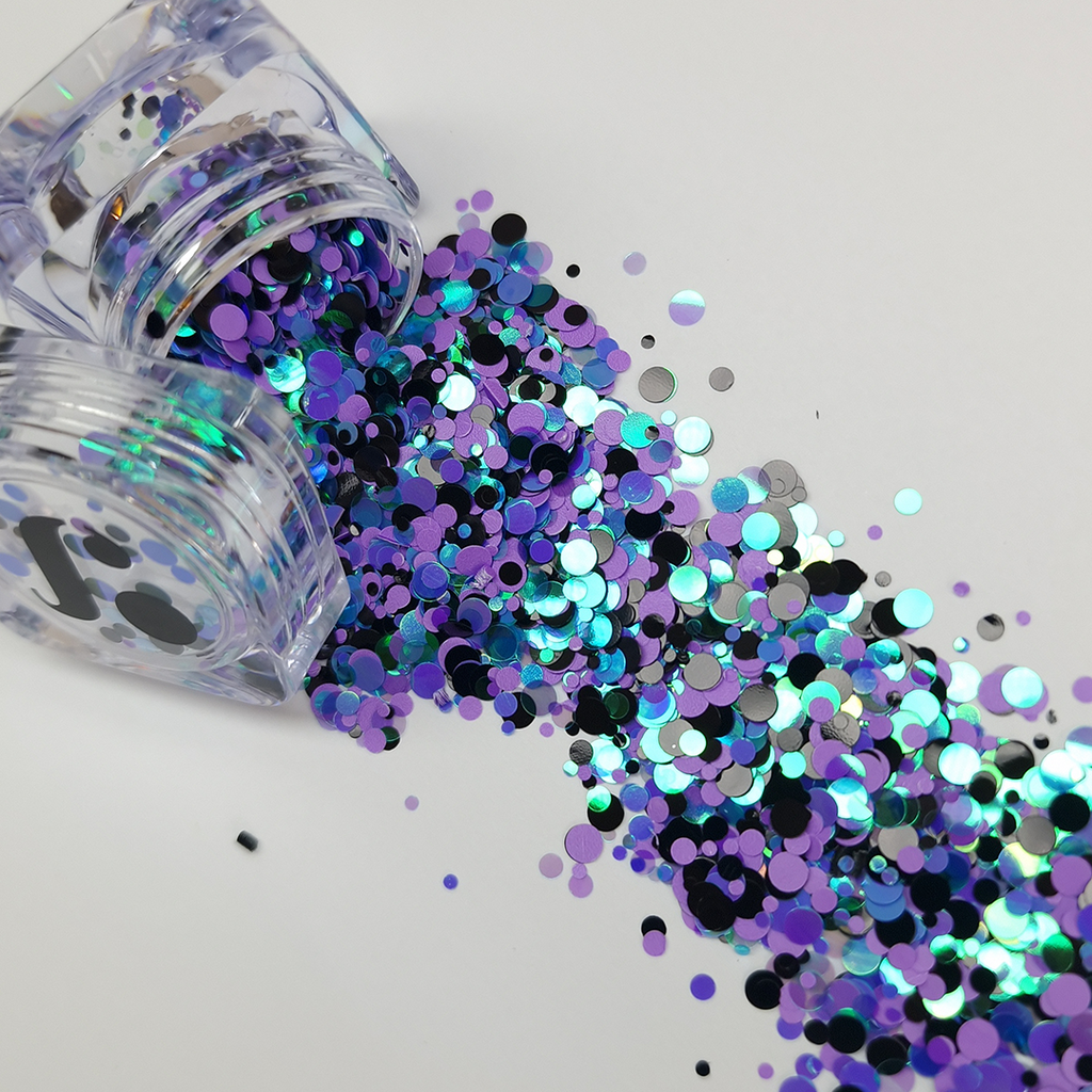 Violet Party Confetti | BSC Sparkle jar 5g - Bodyspeak Cosmetics