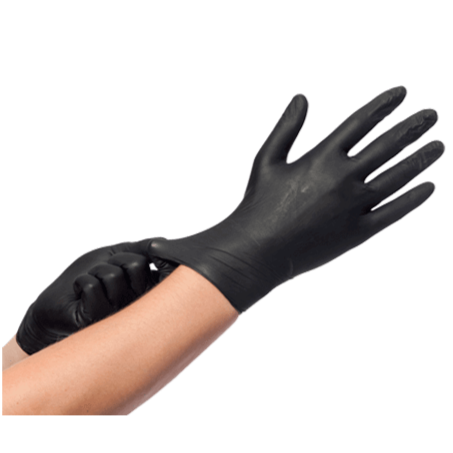 Zwarte Nitril Handschoenen | Medium - Bodyspeak Cosmetics
